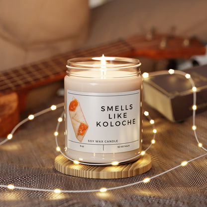 Smells Like Koloche Funny Polish Scented Soy Candle, 9oz Polska Ukrainian Pierogi