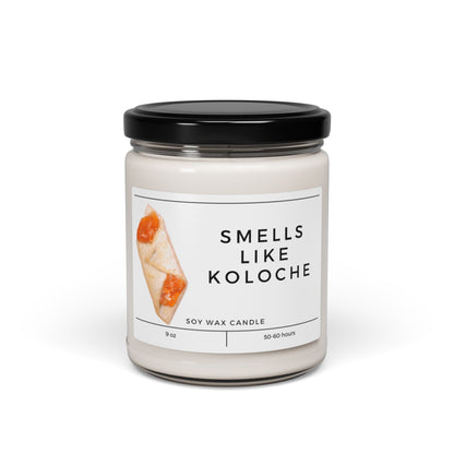 Smells Like Koloche Funny Polish Scented Soy Candle, 9oz Polska Ukrainian Pierogi