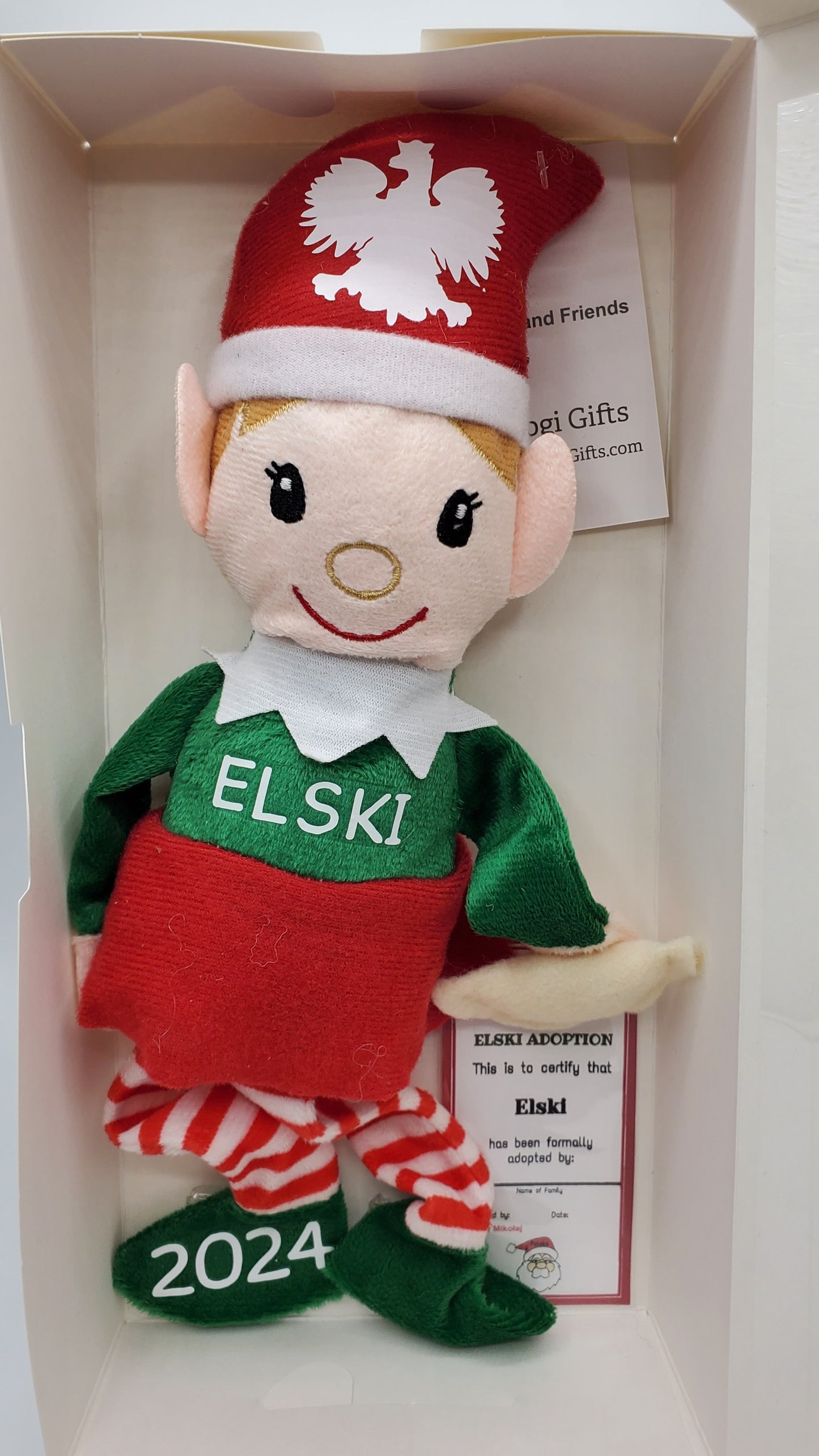 Elski the Polish Elf in box