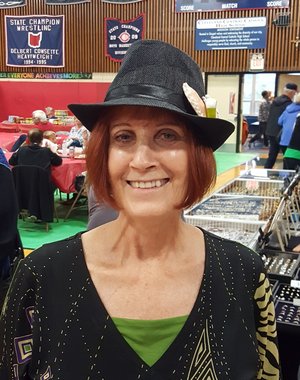 All Black Fedora Pierogi Hat w/Beer